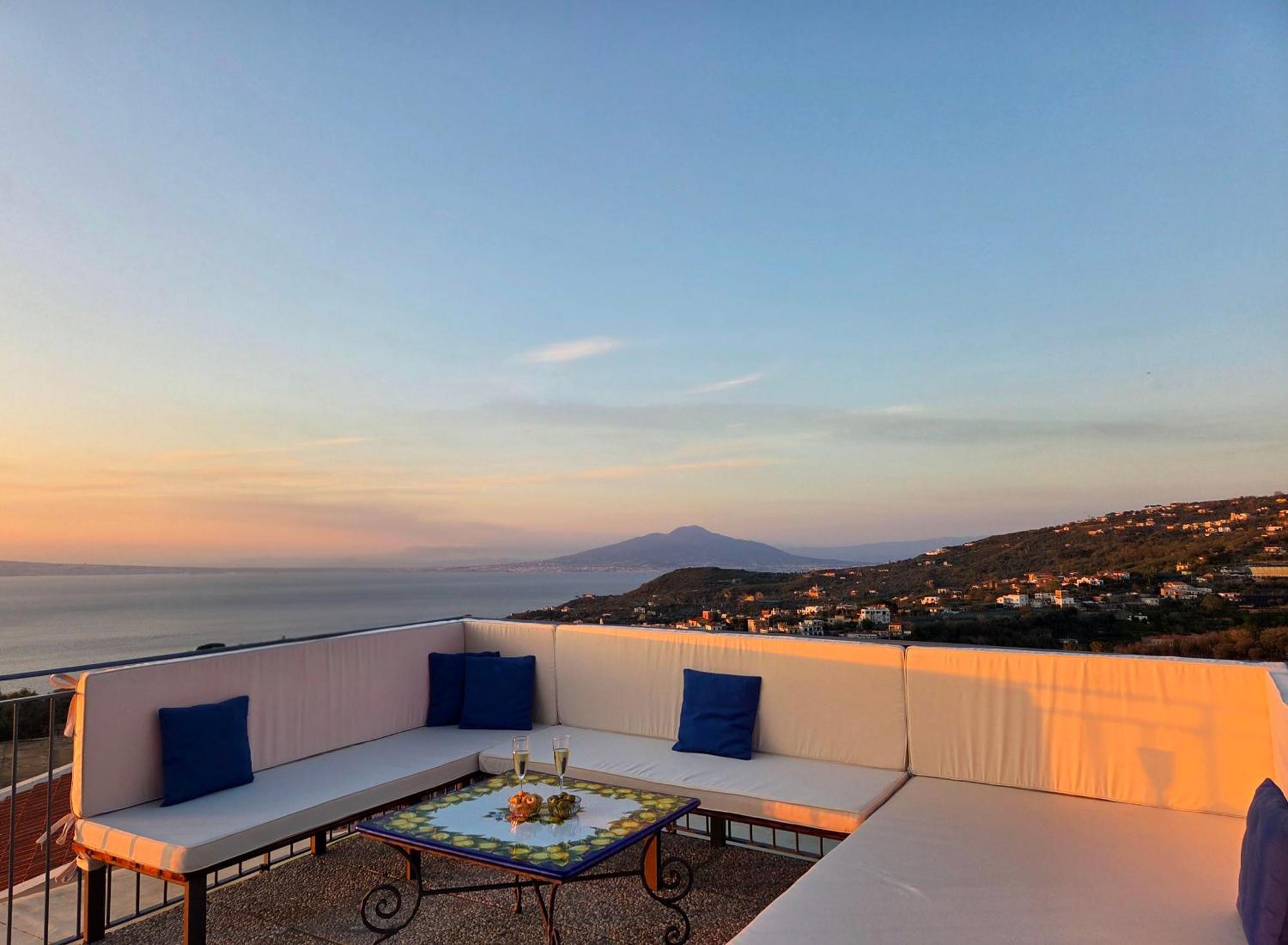 Sun & Relax, Relaxing Location With Seaview Villa Massa Lubrense Exteriör bild