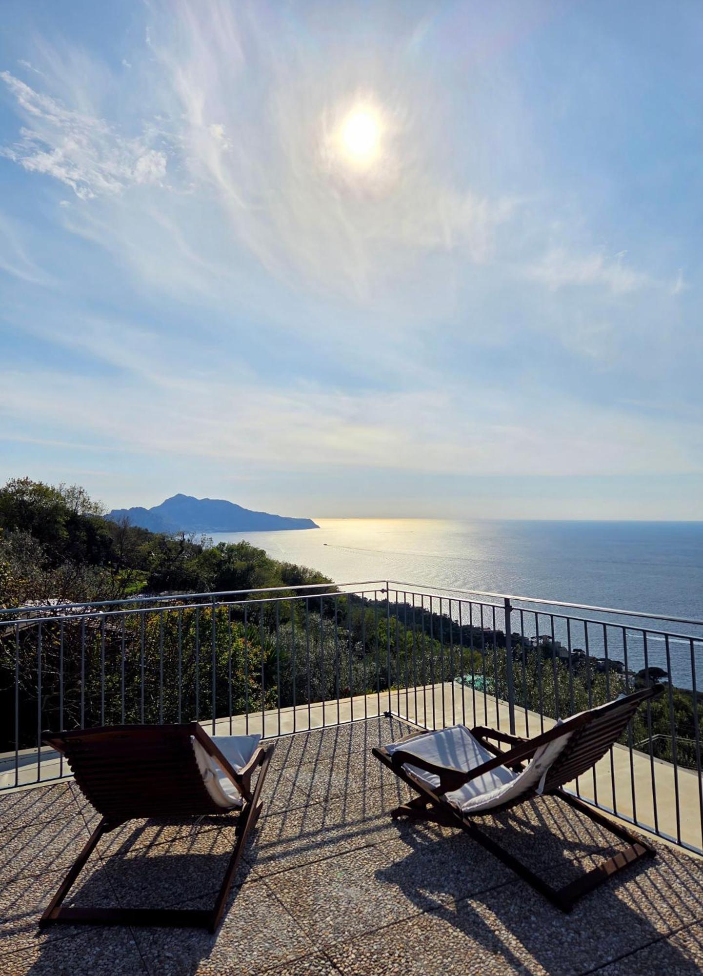 Sun & Relax, Relaxing Location With Seaview Villa Massa Lubrense Exteriör bild