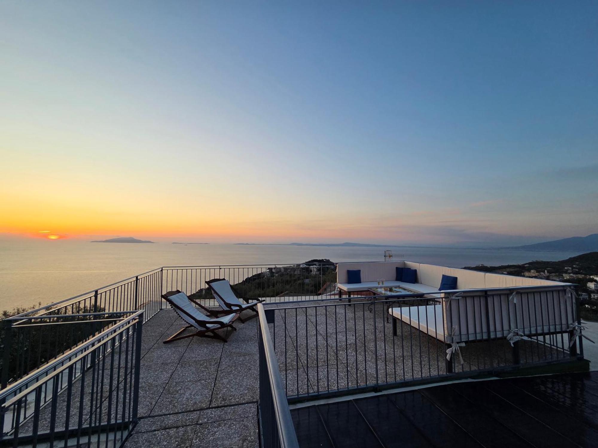Sun & Relax, Relaxing Location With Seaview Villa Massa Lubrense Exteriör bild