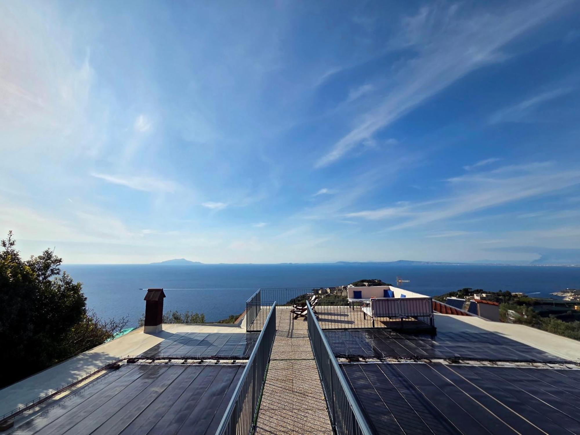 Sun & Relax, Relaxing Location With Seaview Villa Massa Lubrense Exteriör bild
